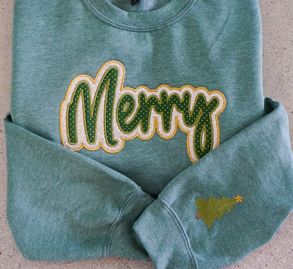 Glitter Holiday Sweatshirt