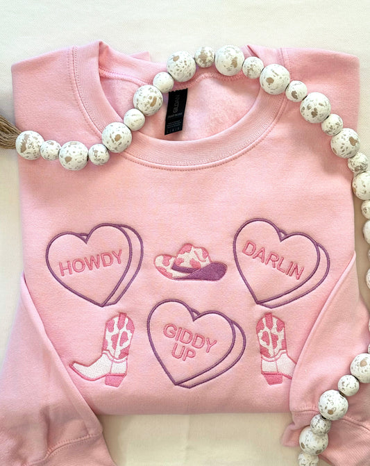 Howdy Valentine Sweatshirt